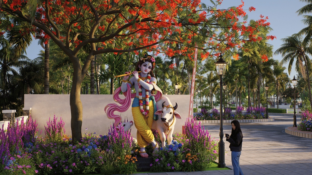 Shyamashish Celestia - Celestial Fountain & Landscaped Promenade